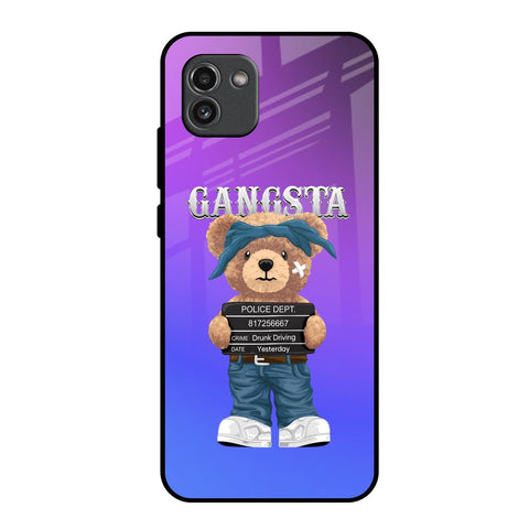 Gangsta Bear Glossy Case for Samsung Galaxy A03