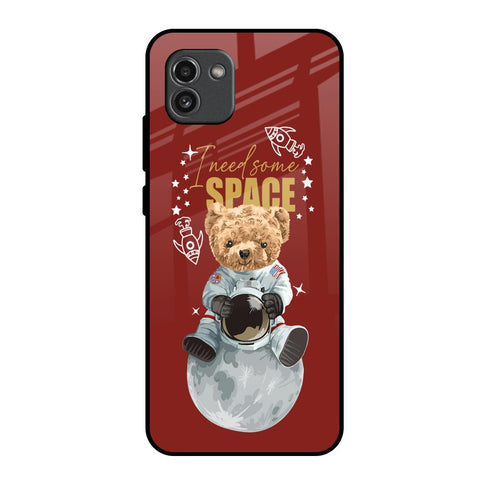 Astronaut Bear Glossy Case for Samsung Galaxy A03