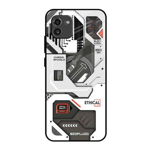 Explore Circuit Glossy Case for Samsung Galaxy A03
