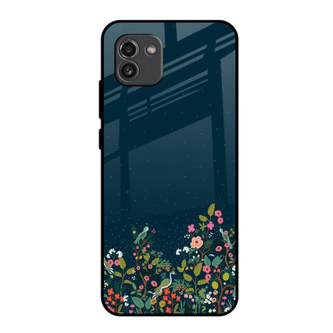 Small Garden Glossy Case For Samsung Galaxy A03