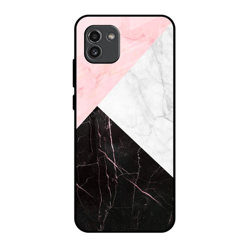 Marble Collage Art Glossy Case For Samsung Galaxy A03