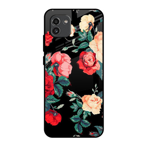 Floral Bunch Glossy Case For Samsung Galaxy A03