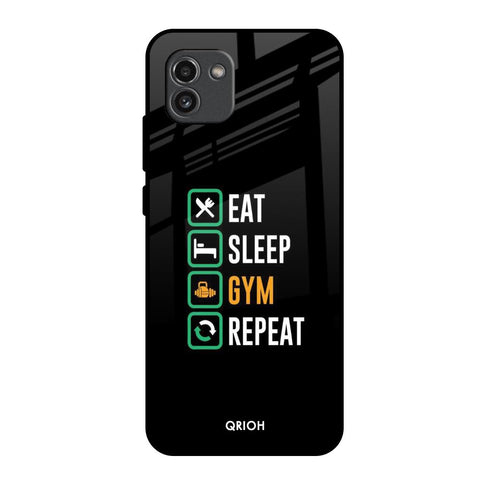 Daily Routine Glossy Case for Samsung Galaxy A03