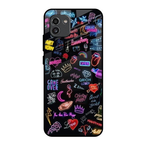 Accept The Mystery Glossy Case for Samsung Galaxy A03