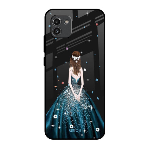 Queen Of Fashion Glossy Case for Samsung Galaxy A03