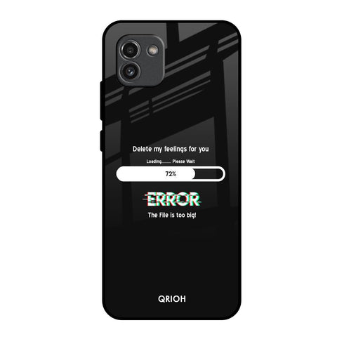 Error Glossy Case for Samsung Galaxy A03