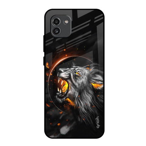 Aggressive Lion Glossy Case for Samsung Galaxy A03