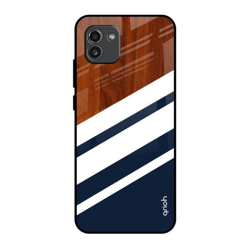 Bold Stripes Glossy Case for Samsung Galaxy A03
