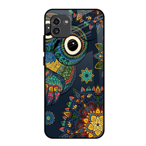 Owl Art Glossy Case for Samsung Galaxy A03