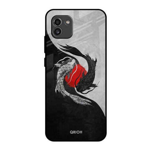 Japanese Art Glossy Case for Samsung Galaxy A03