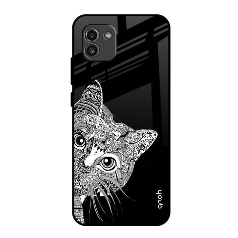 Kitten Mandala Glossy Case for Samsung Galaxy A03