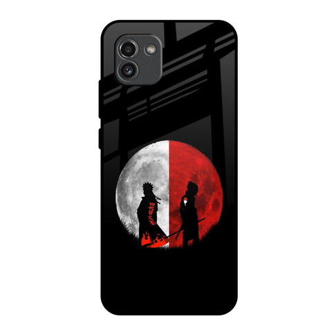 Anime Red Moon Glossy Case for Samsung Galaxy A03
