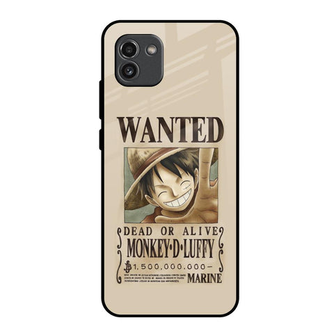 Luffy Wanted Glossy Case for Samsung Galaxy A03