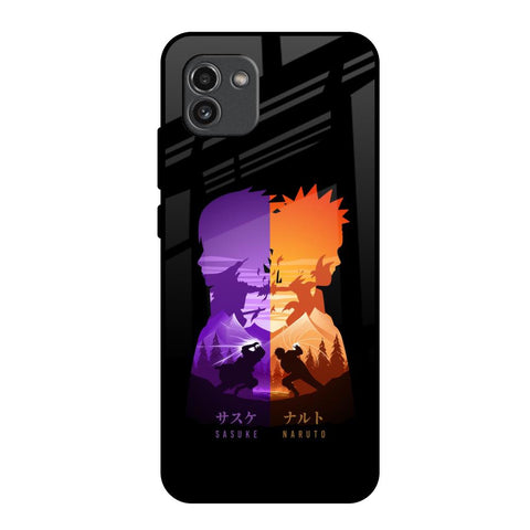 Minimalist Anime Glossy Case for Samsung Galaxy A03