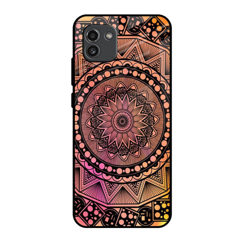 Floral Mandala Glossy Case for Samsung Galaxy A03
