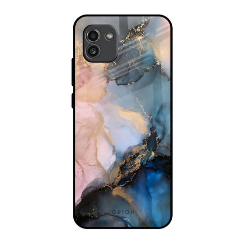 Marble Ink Abstract Glossy Case for Samsung Galaxy A03