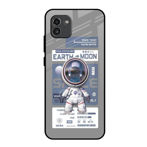 Space Flight Pass Glossy Case for Samsung Galaxy A03