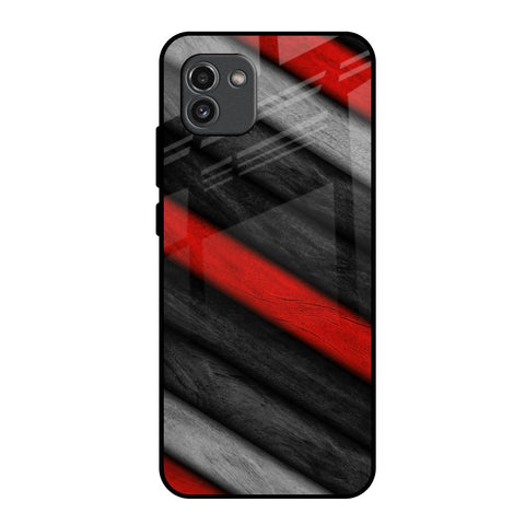 Soft Wooden Texture Glossy Case for Samsung Galaxy A03