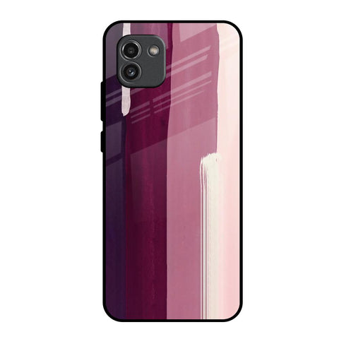 Brush Stroke Art Glossy Case for Samsung Galaxy A03