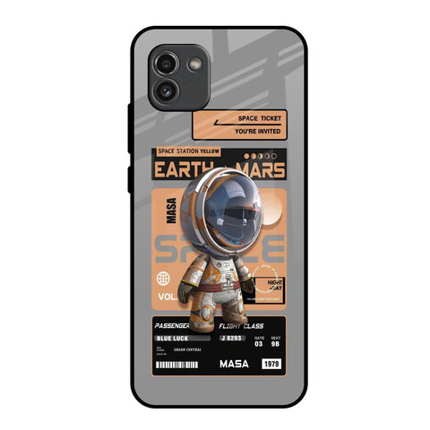 Space Ticket Glossy Case for Samsung Galaxy A03