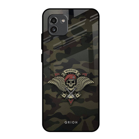Army Warrior Glossy Case for Samsung Galaxy A03