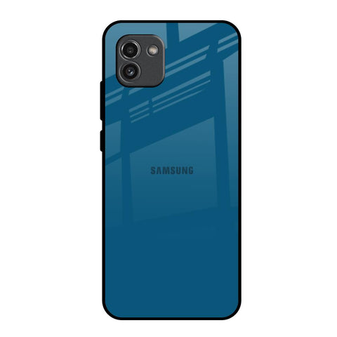 Cobalt Blue Glossy Case for Samsung Galaxy A03