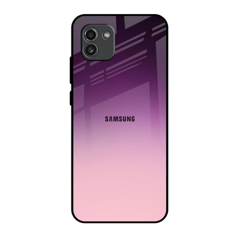 Purple Gradient Glossy case for Samsung Galaxy A03