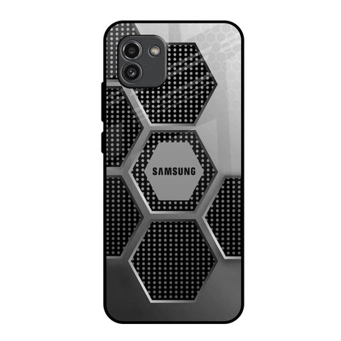 Hexagon Style Glossy Case For Samsung Galaxy A03