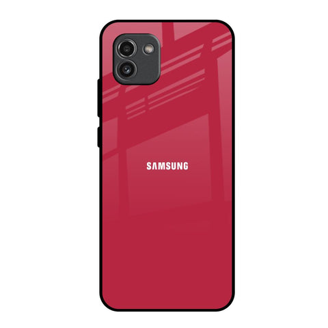 Solo Maroon Glossy case for Samsung Galaxy A03