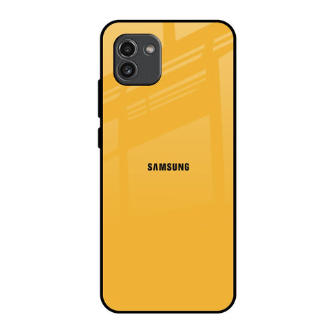 Fluorescent Yellow Glossy case for Samsung Galaxy A03