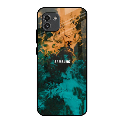 Watercolor Wave Glossy Case for Samsung Galaxy A03