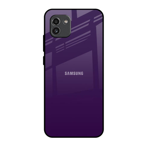 Dark Purple Glossy Case for Samsung Galaxy A03