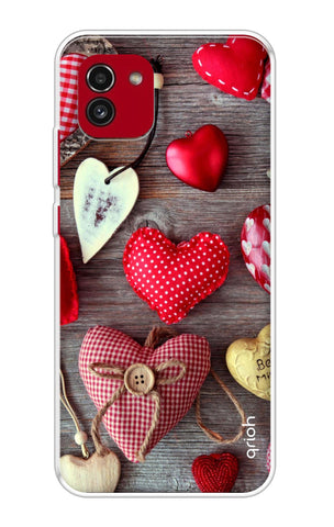 Valentine Hearts Soft Cover for Samsung Galaxy A03