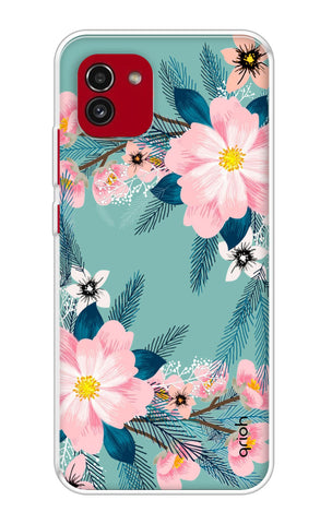 Wild flower Soft Cover for Samsung Galaxy A03