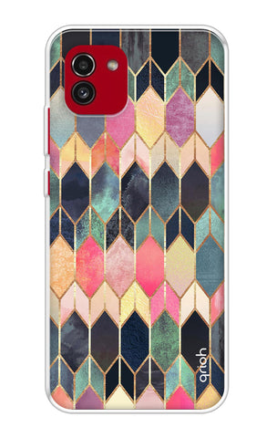 Shimmery Pattern Soft Cover for Samsung Galaxy A03