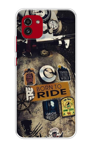 Ride Mode On Soft Cover for Samsung Galaxy A03