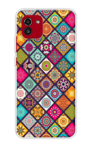 Multicolor Mandala Soft Cover for Samsung Galaxy A03