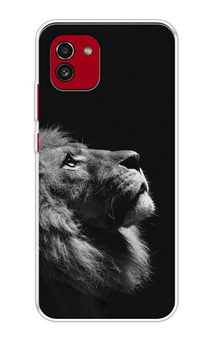 Lion Looking to Sky Soft Cover for Samsung Galaxy A03