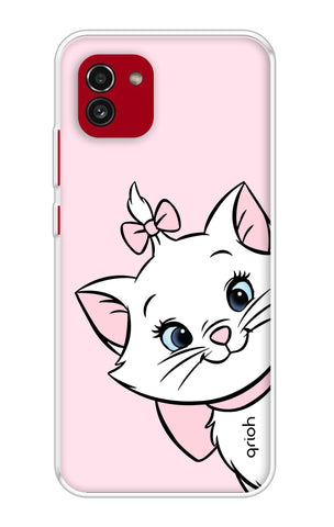 Cute Kitty Soft Cover For Samsung Galaxy A03