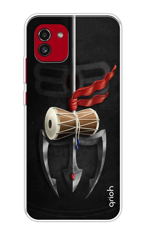 Mahadev Trident Soft Cover For Samsung Galaxy A03