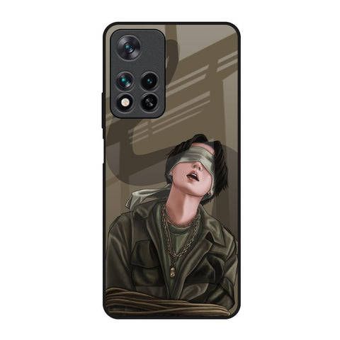 Blind Fold Glossy Case for Redmi Note 11 Pro 5G