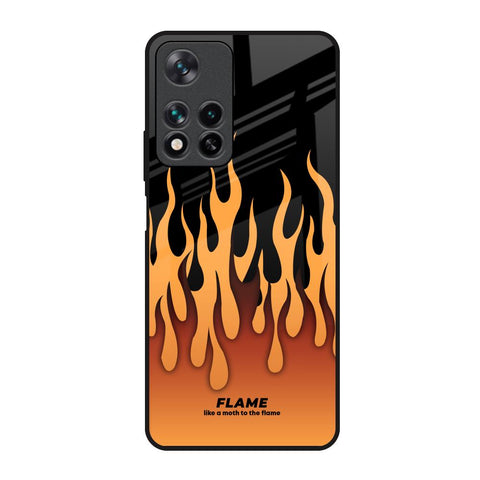 Fire Flame Glossy Case for Redmi Note 11 Pro 5G