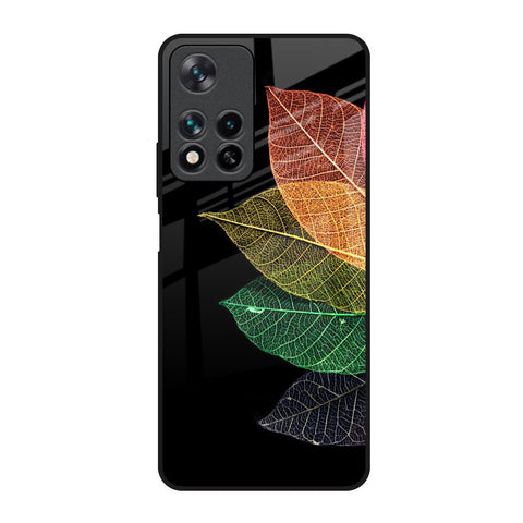 Colorful Leaves Glossy Case for Redmi Note 11 Pro 5G