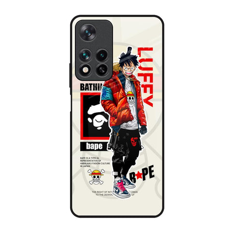 Bape Luffy Glossy Case for Redmi Note 11 Pro 5G