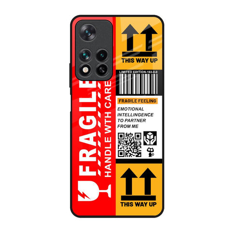 Handle With Care Glossy Case for Redmi Note 11 Pro 5G