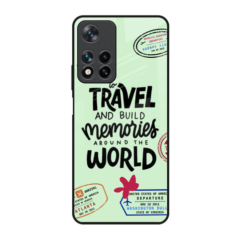 Travel Stamps Glossy Case for Redmi Note 11 Pro 5G