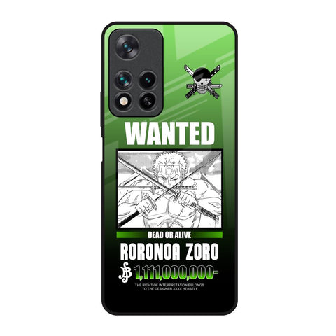 Zoro Wanted Glossy Case for Redmi Note 11 Pro 5G