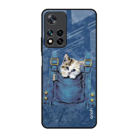 Kitty In Pocket Glossy Case For Redmi Note 11 Pro 5G