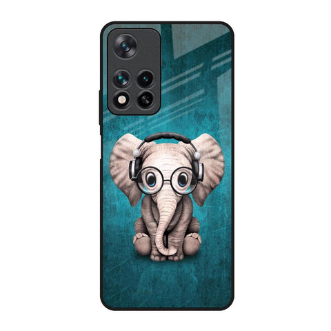 Adorable Baby Elephant Glossy Case For Redmi Note 11 Pro 5G