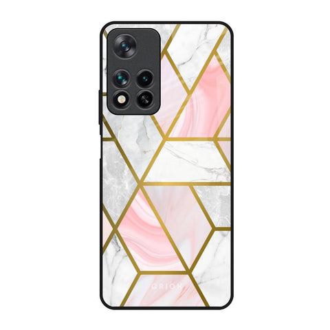 Geometrical Marble Glossy Case for Redmi Note 11 Pro 5G